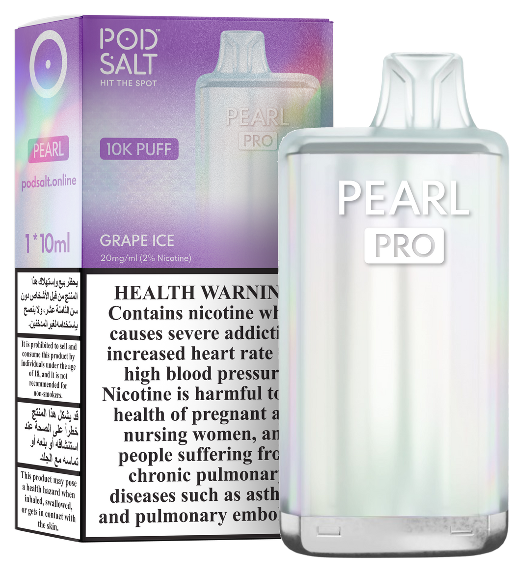Pod Salt Pearl Pro 10k Puffs