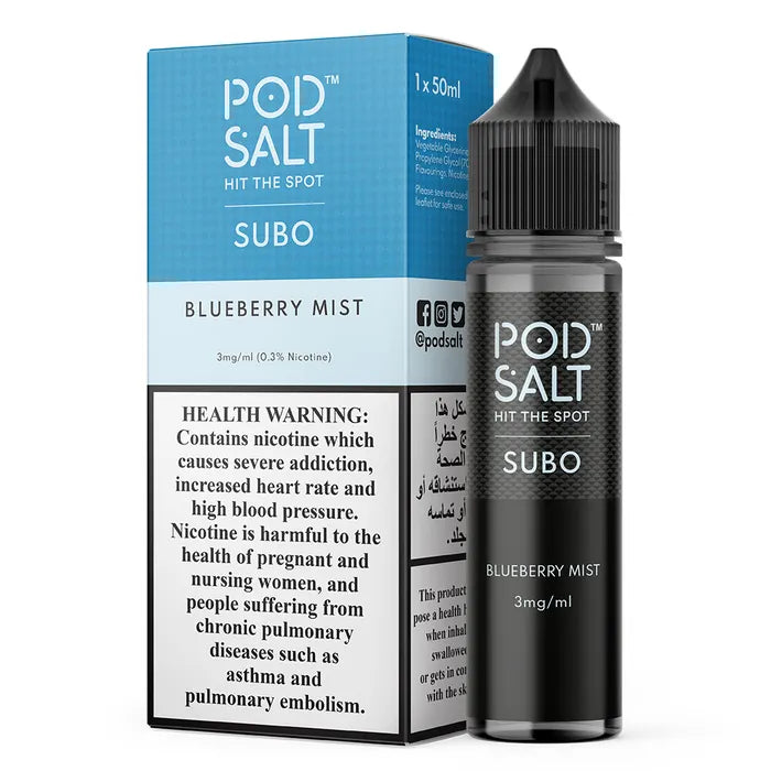 Pod Salt Subo Freebase Nicotine E-Liquids